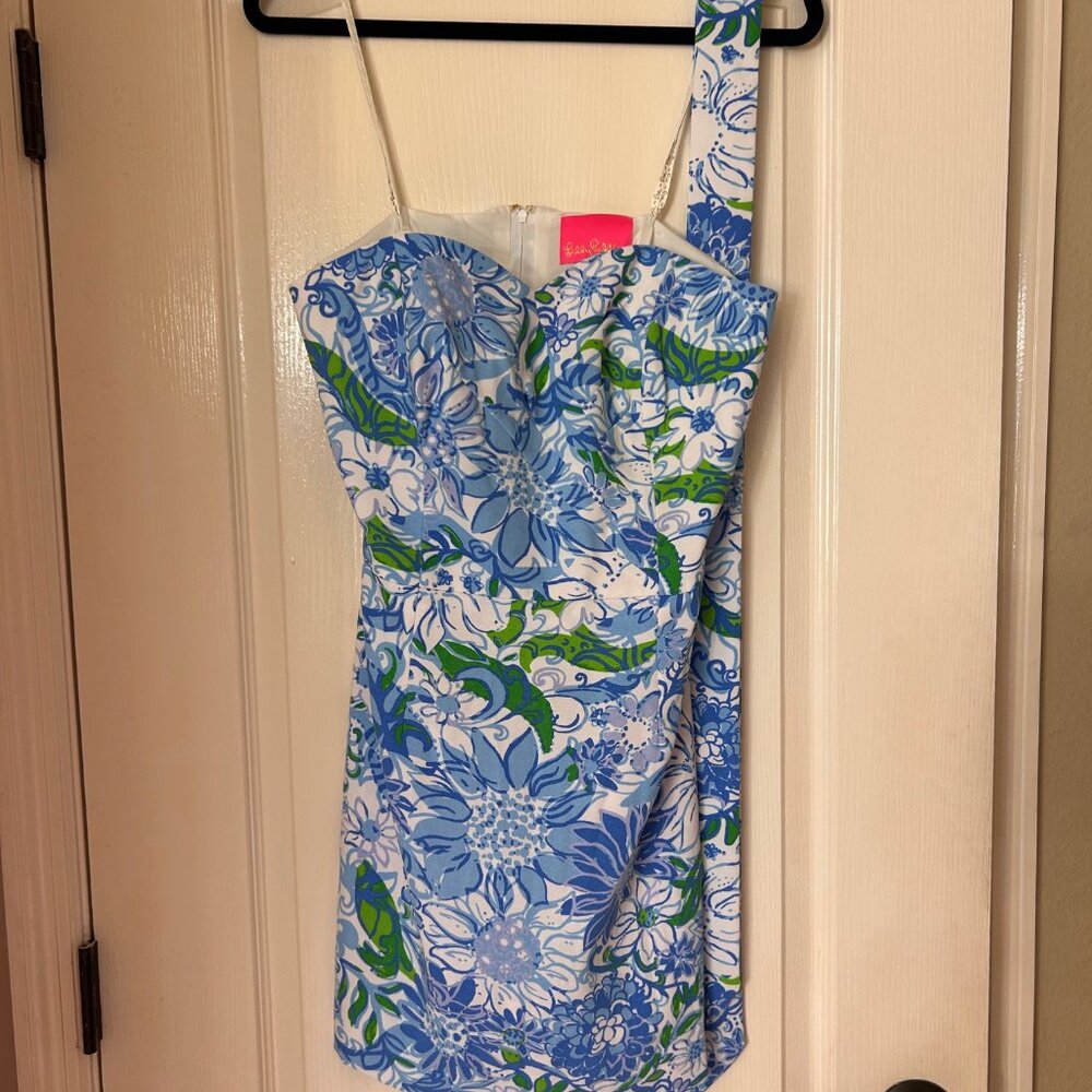 Lilly Pulitzer Kylo Strapless Skirted Romper Size 4 NWT